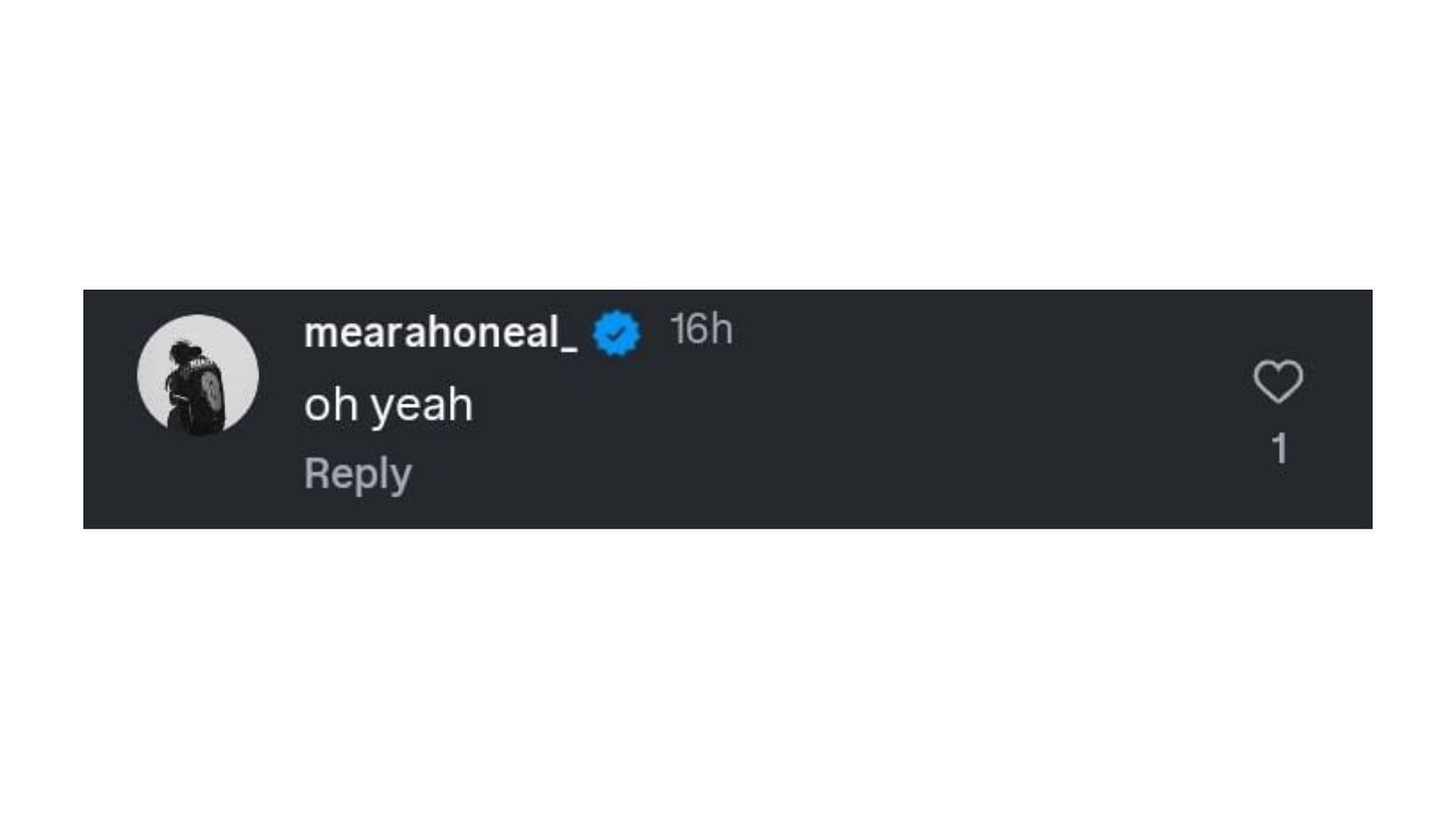 Me’arah O’Neal's comment on Kaleena Smith's post